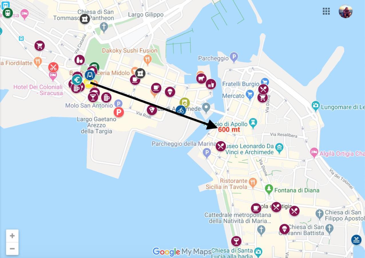 Double Bedroom Apartment Across Ortigia Syrakuzy Zewnętrze zdjęcie